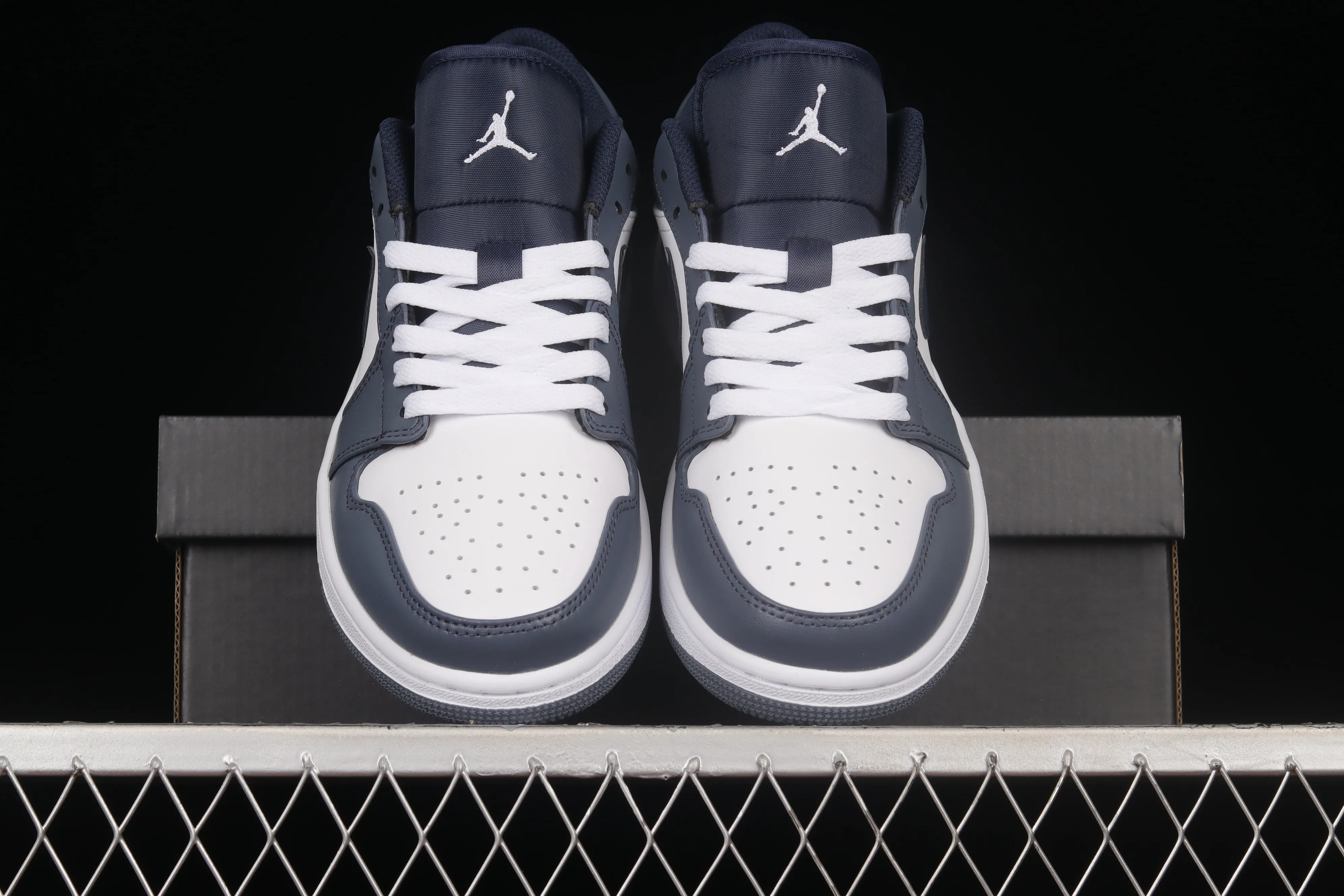 All categories Air Jordan Jordan series basketball shoes Air Jordan 1 Low Air Jordan 1 Low AJ1 Joe 1 navy blue sports culture basketball shoes 553558-414